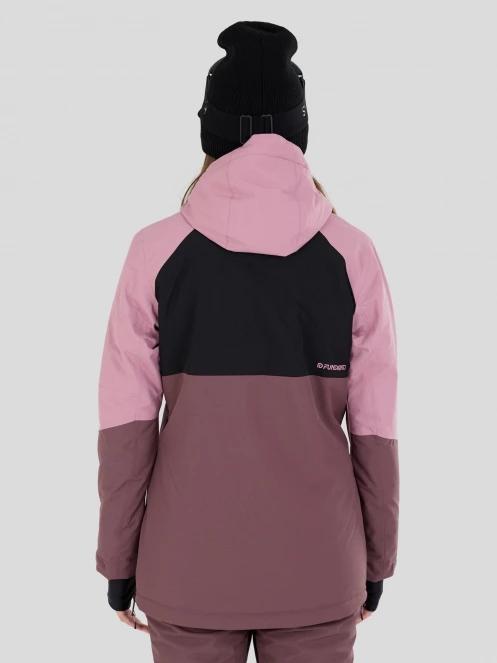 Fundango Birch ECO Logo Anorak for women in pink 3
