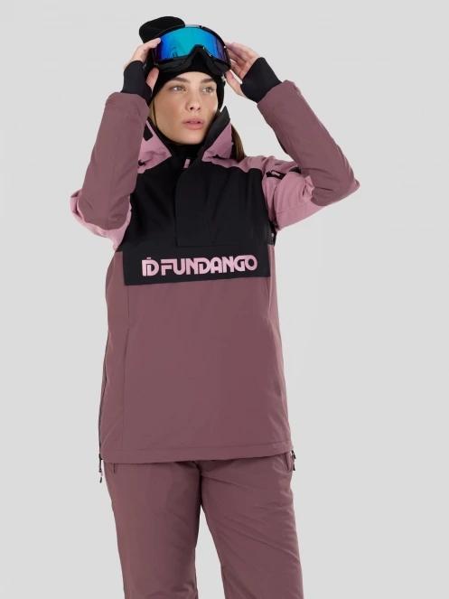 Fundango Birch ECO Logo Anorak for women in pink 6