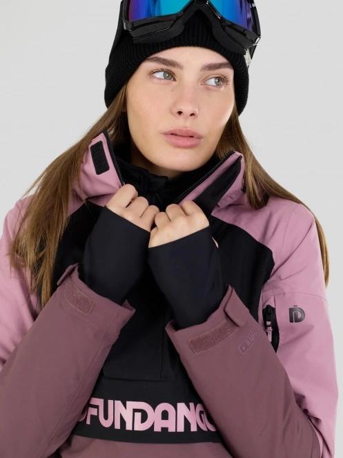 Fundango Birch ECO Logo Anorak for women in pink 7