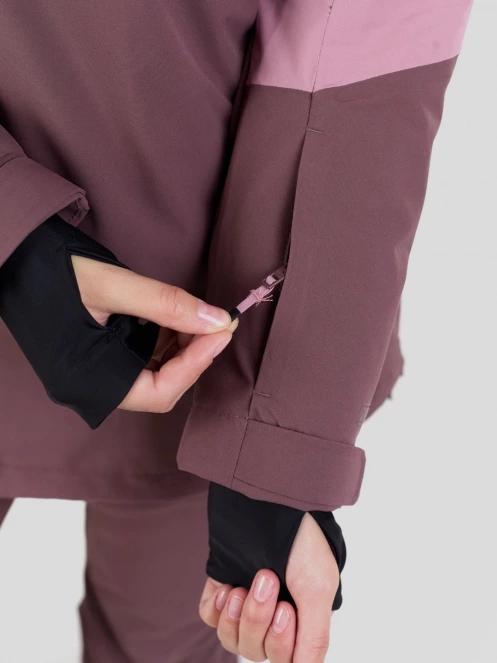 Fundango Birch ECO Logo Anorak for women in pink 10