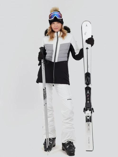 Fundango Salina Padded Jacket for women in white 4