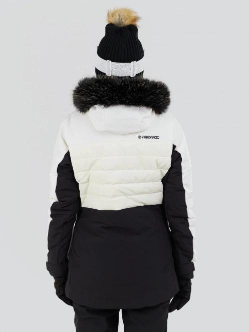 Fundango Salina Padded Jacket for women in white 3