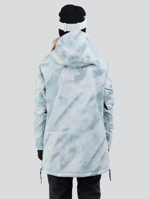 Fundango Hooper ECO Anorak for women in light blue 3