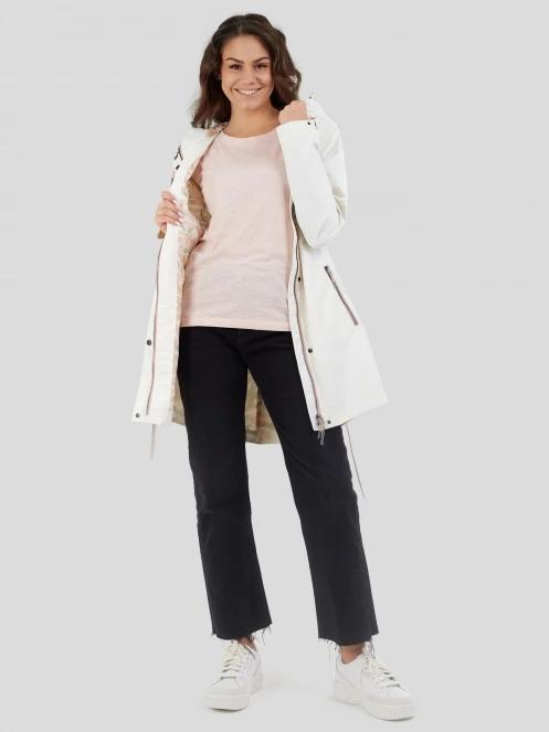 Fundango Regina II Waterproof Trench Jacket for women in sand 9
