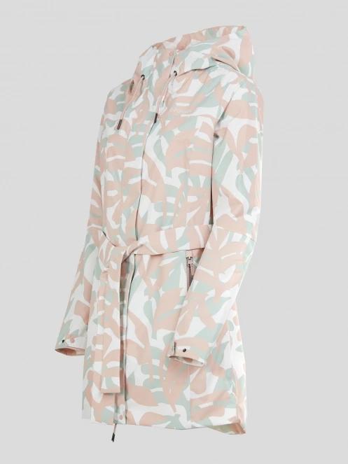 Fundango Regina II Waterproof Trench Jacket for women in pink 10