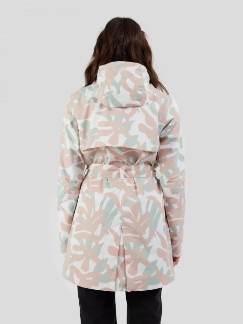 Fundango Regina II Waterproof Trench Jacket for women in pink 3