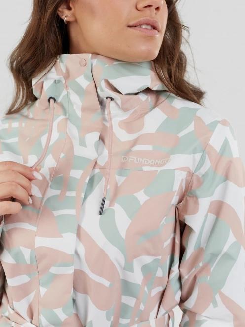 Fundango Regina II Waterproof Trench Jacket for women in pink 6
