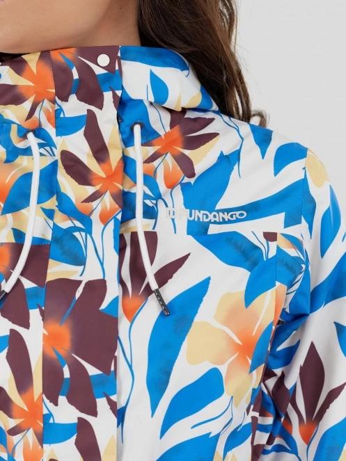 Fundango Regina II Waterproof Trench Jacket for women in blue 5