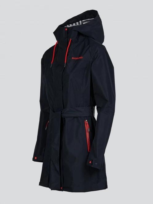 Fundango Regina II Waterproof Trench Jacket for women in dark blue 10