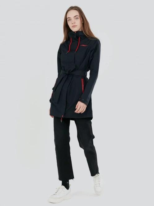 Fundango Regina II Waterproof Trench Jacket for women in dark blue 4