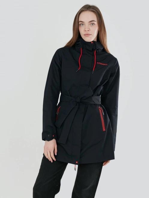 Fundango Regina II Waterproof Trench Jacket for women in dark blue 5