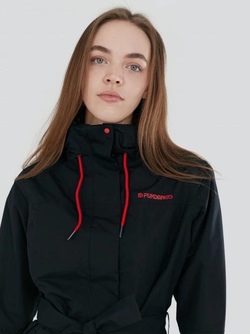 Fundango Regina II Waterproof Trench Jacket for women in dark blue 6