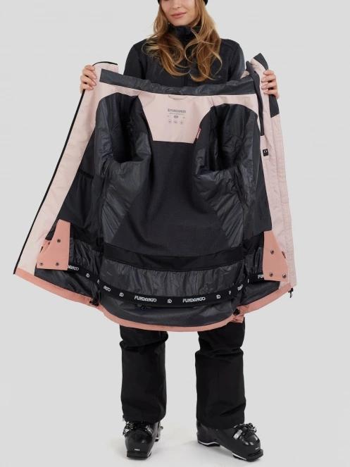 Fundango Nashua ECO 3L Allmountain Jacket for women in pink 5