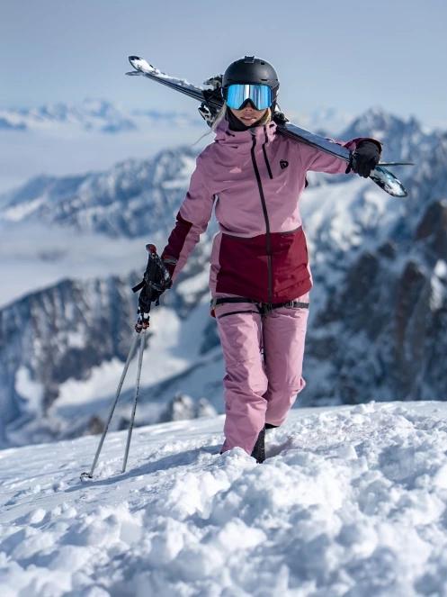 Fundango Nashua ECO 3L Allmountain Jacket for women in pink 12