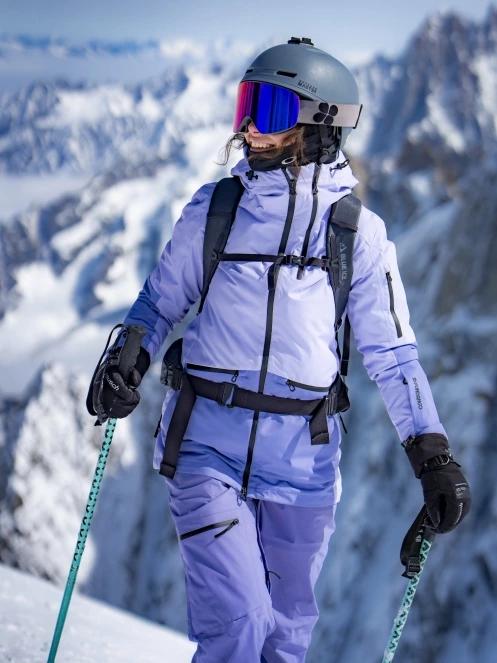 Fundango Nashua ECO 3L Allmountain Jacket for women in purple 14