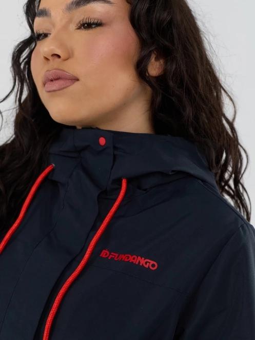 Fundango Regina III Waterproof Trench Jacket for women in dark blue 6