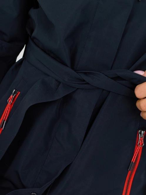 Fundango Regina III Waterproof Trench Jacket for women in dark blue 7