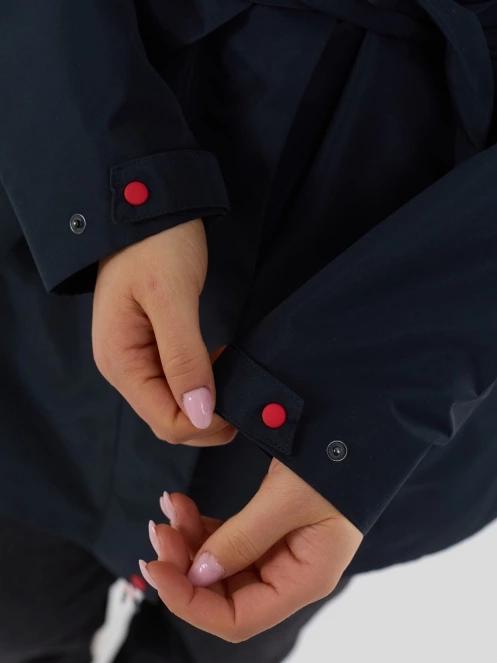 Fundango Regina III Waterproof Trench Jacket for women in dark blue 9