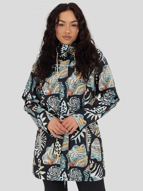 Fundango Regina III Waterproof Trench Jacket for women in black 2