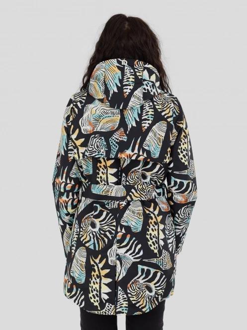 Fundango Regina III Waterproof Trench Jacket for women in black 3