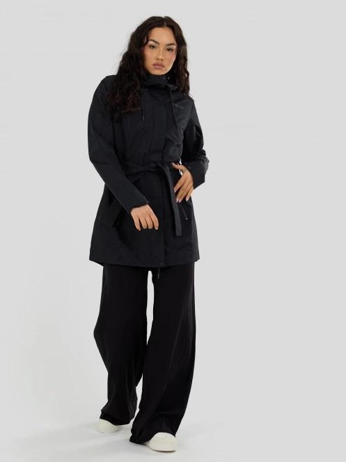 Fundango Regina III Waterproof Trench Jacket for women in black 4