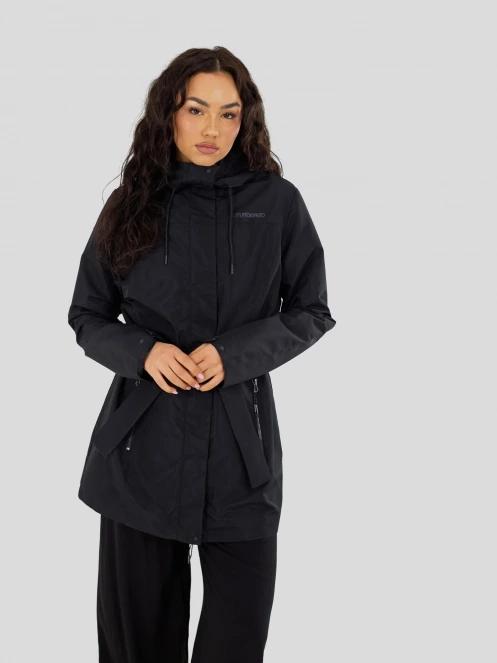 Fundango Regina III Waterproof Trench Jacket for women in black 6