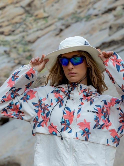 Fundango Cecil Windbreaker Jacket for women in sand 10