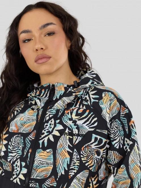 Fundango Cecil Windbreaker Jacket for women in black 6