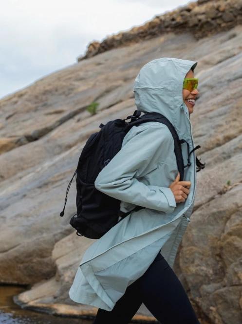 Fundango Yuma Raincoat for women in green 10