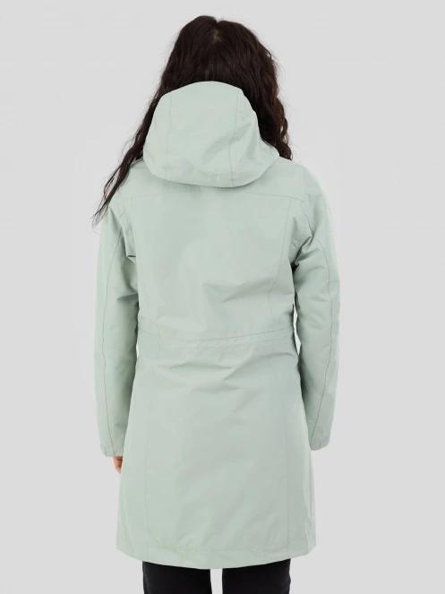 Fundango Yuma Raincoat for women in green 3