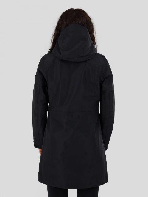 Fundango Yuma Raincoat for women in black 3