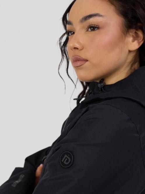 Fundango Yuma Raincoat for women in black 9