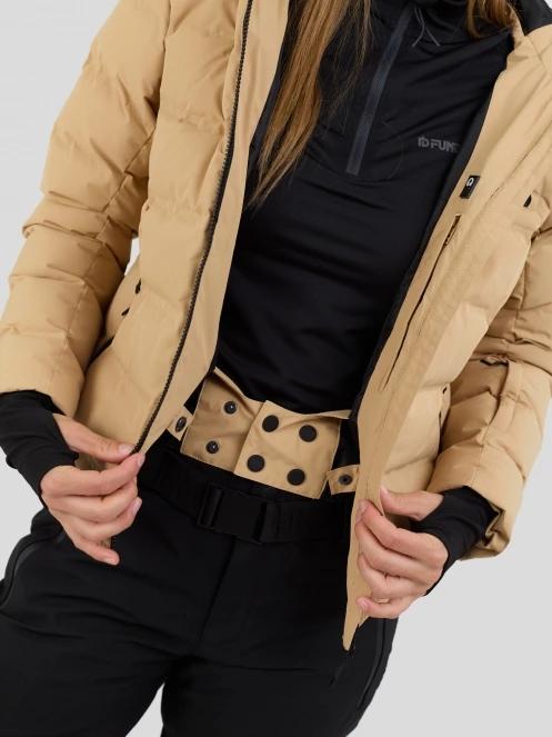 Fundango Rodney Padded Jacket for women in sand 9