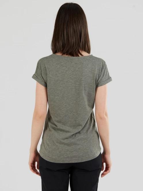 Fundango Amira T-shirt for women in oliv 3