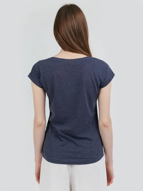 Fundango Amira T-shirt for women in dark blue 3