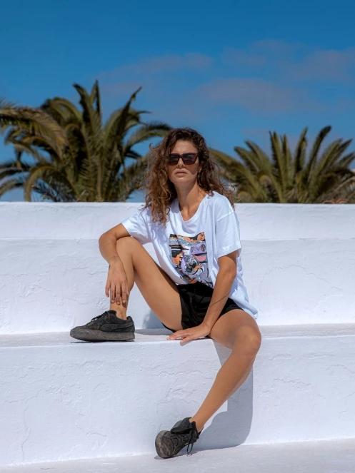 Fundango Nissa T-shirt for women in white 7