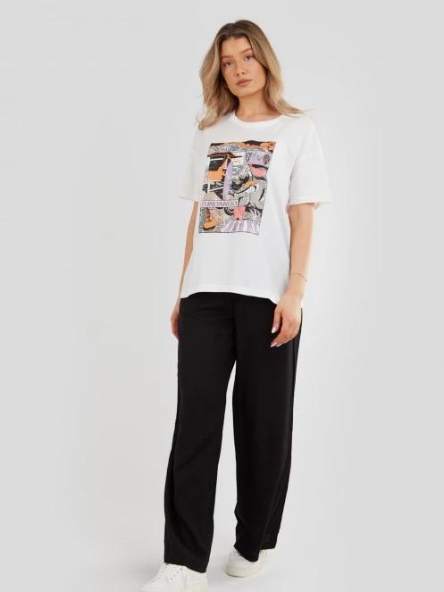 Fundango Nissa T-shirt for women in white 4