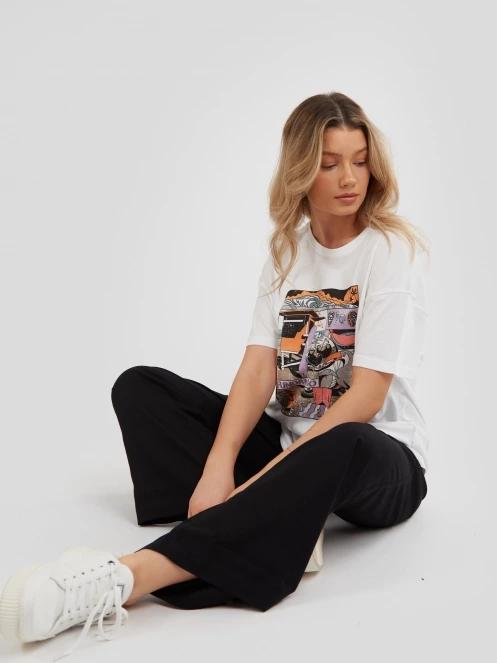 Fundango Nissa T-shirt for women in white 5