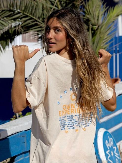 Fundango Sunshine Surf-T for women in sand 10