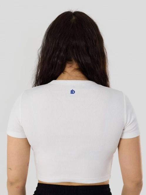Fundango Sora Cropped T-shirt for women in white 3