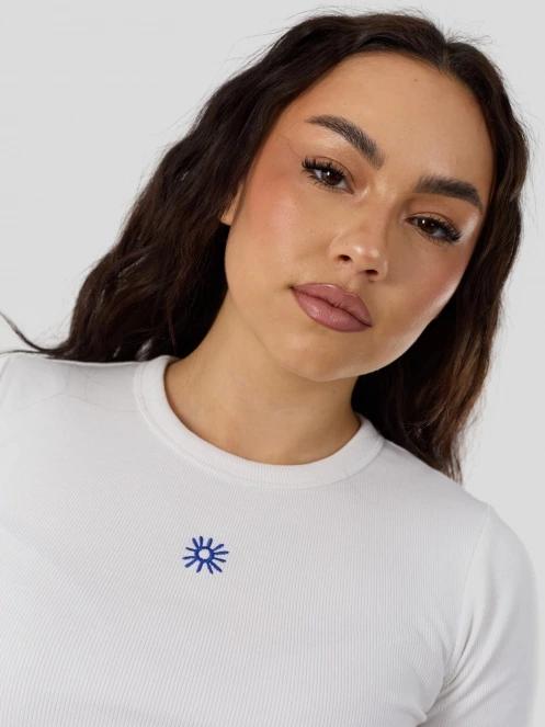 Fundango Sora Cropped T-shirt for women in white 6