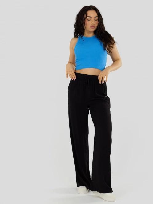 Fundango Naya Cropped Tank-T for women in blue 5