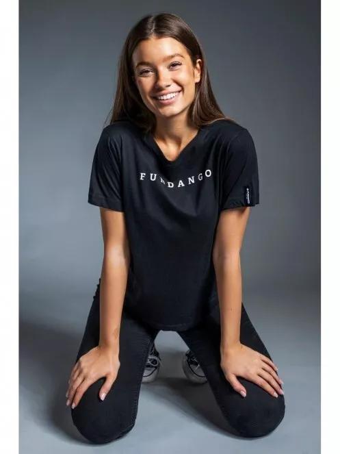Fundango Womens Logo T for women in black 3
