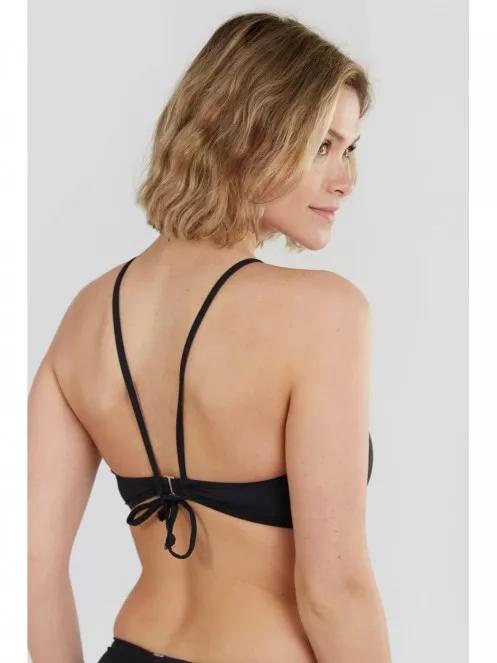 Fundango Hogg High Neck Top for women in black 3
