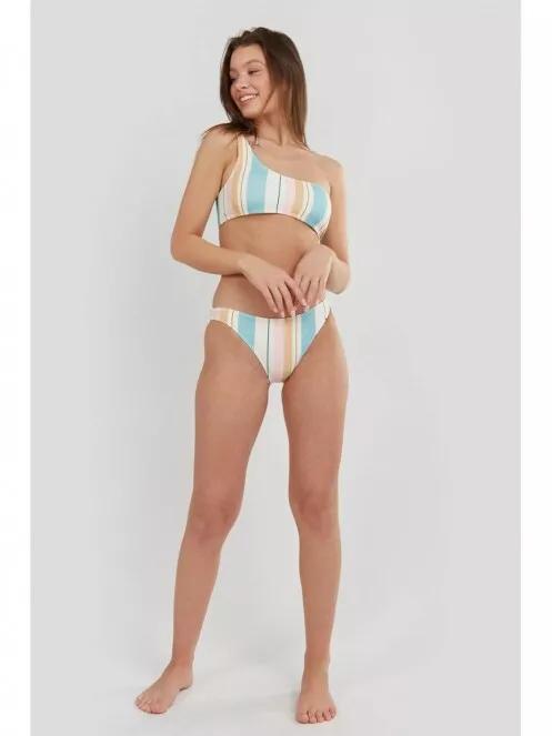Fundango Madison One Shoulder Top for women in white 4
