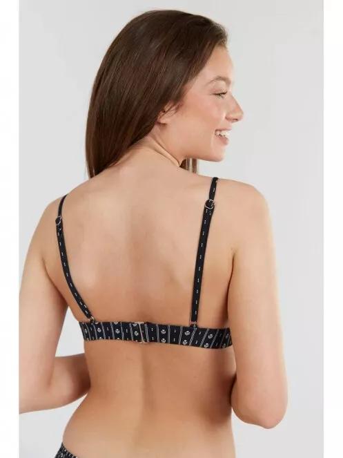 Fundango Moana Bralette Top for women in black 3