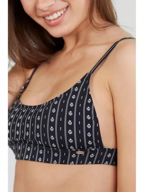 Fundango Moana Bralette Top for women in black 4
