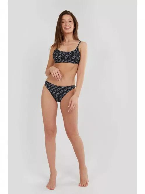 Fundango Moana Bralette Top for women in black 5