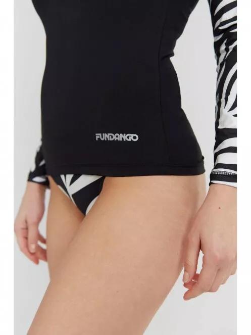 Fundango Joyce Long Sleeve Rashguard for women in black 4