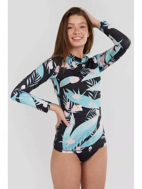 Fundango Joyce Long Sleeve Rashguard for women in dark blue 2